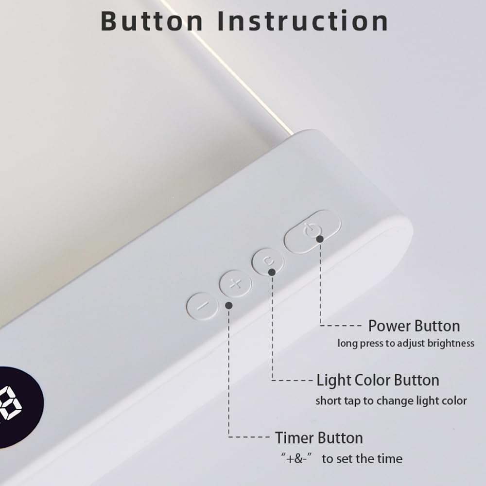 Book Light, Rechargeable Clear LED Flat Book Lights for Reading in Bed at Night with 3 Colors & Timer, Dimmable Panel Plate Book Lamp Full Page Light, Bookish Gifts for Women Readers Kids Book Lovers