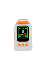 Portable 3-in-1 CO Detector with Audible & Visual Alarm, 300H Standby Battery, for Travel, Camping, Car, Hotel, RV - Essential for Travelers and Campers (White)