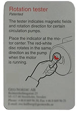 Rotation Tester and AC Detector for Circulating Pumps etc