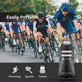 Soft Flask - Shrink As You Drink Soft Water Bottle for Hydration Pack - Folding Water Bottle Ideal for Running, Hiking, Cycling, Climbing & Rigorous Activity
