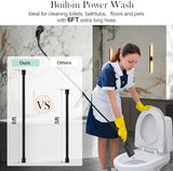 Filtered Shower Head with Handheld Matte Black - High Pressure 6 Modes, 120 Anti-clog Nozzles, Detachable Showerhead with Hard Water Filters, Extra Long 6ft Hose, Power Wash Mode for Bathroom