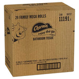 Charmin Ultra Soft Cushiony Touch Toilet Paper, 24 Family Mega Rolls = 123 Regular Rolls