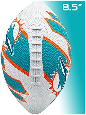 Franklin Sports NFL Team Footballs - Rubber Youth Mini Footballs for All NFL Teams - Kids Junior 8.5" Football - Official NFL Licensed Footballs