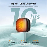 Pocket Size Hand Warmers Rechargeable 2 Pack, AI Smart Chips 3 Levels Heating Ultrathin Electric Handwarmers with 4000mAh, Portable Electric Hand Warmer, Hunting Camping Hiking Men Womens Gifts