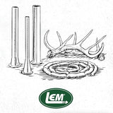 LEM Products Mahogany Fibrous Casings, 2 ½ Inches x 20 Inches, Non-Edible Sausage Casings, Stuffs Approximately 3 Pounds Per Casing, Great for Summer Sausage, Pepperoni, and Salami, 25 Count Pack