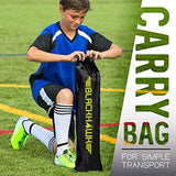 Franklin Sports Blackhawk Backyard Soccer Goal - Portable Pop Up Soccer Nets - Youth + Adult Folding Indoor + Outdoor Goals - Multiple Sizes + Colors - Perfect for Games + Practice