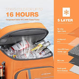 Maelstrom Cooler Backpack - 35/50 Can Insulated Soft Cooler Lunch Bag for Camping, Beach, Hiking & Shopping