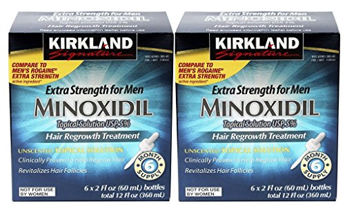 12-Month Kirkland Extra Strength Minoxidil Topical Solution USP 5% Hair Regrowth