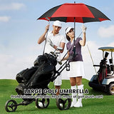 ZOMAKE Automatic Open Extra Large Golf Umbrella 51/54/62/68 Inch, Double Canopy Vented Windproof Oversize Stick Umbrellas for Rain