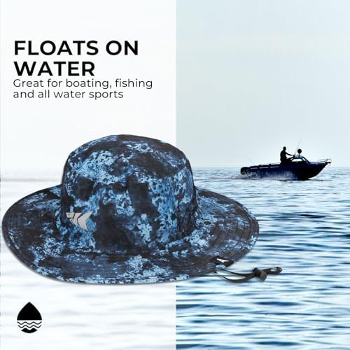 KastKing Sol Armis UPF 50 Boonie Hat - Sun Protection, Fishing, Beach & Hiking, Paddling, Rowing, Kayaking