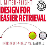 Franklin Sports Indestruct-A-Ball Plastic Batting Practice Baseballs, Softballs + Golf Balls - Training Packs