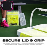 Franklin Sports X-40 Outdoor Pickleballs - Official Ball of USA Pickleball, APP Tour + Pickleball US Open - 3 Packs, 12 Packs, 36 Pickleball Buckets, 50, 100 + 400 Bulk Packs of Regulation Pickleballs