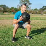 ProsourceFit Slam Medicine Balls 5, 10, 15, 20, 25, 30, 50lbs Smooth and Tread Textured Grip Dead Weight Balls for Strength and Conditioning Exercises, Cardio and Core Workouts