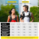 PACEARTH Weighted Vest,4lb/6lb/10lb/12lb/16lb/20lb/25lb/30lb Weight Vest with Reflective Stripe, Body Weight Vests Adjustable for Men, Women Workout, Strength Training, Running, Walking, Jogging