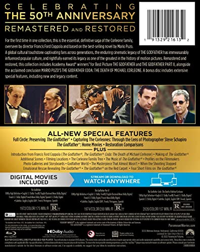 The Godfather Trilogy [Blu-ray]