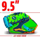 Franklin Sports Kids Baseball Glove + Ball Sets - Meshtek Youth Teeball Gloves for Kids + Toddlers - Left + Right Hand Throw Mitts + Glove Sets with Foam Balls - Boys + Girls Gloves - 9.5" Inch