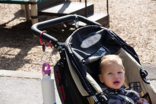 GEAR AID HEROCLIP 360° Swivel Carabiner Gear Clip and Hook (Medium) for Camping, Backpack, Suitcases and Garage Organization