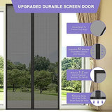 Titan Mall Fiberglass Magnetic Screen Door, Self Sealing & Heavy Duty Door Screen Magnetic Closure Keep Bugs Out, Retractable & Hands Free Door Screen 39" x 82"