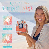 WEKAPO Beach Blanket Waterproof Sandproof Oversized Extra Large Sand Free Beach Mat with Stakes, Storage Bag - Essentials for Outdoor Beach, Picnic (Sea Turtle, 8 X 7 FT (1~4 Person))