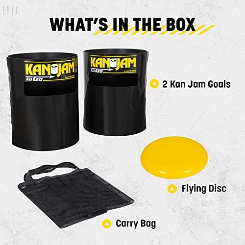 Kan Jam Disc Toss Game - American Made Outdoor Game for The Backyard, Beach, Park, Tailgates - Original, Illuminate, Pro, Travel Edition, and Carry Bag Only