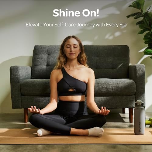 Hydracy Water Bottle with Time Marker -Large BPA Free Water Bottle & No Sweat Sleeve -Leak Proof Gym Bottle with Fruit Infuser Strainer & Times to Drink -Ideal for Fitness Sports & Outdoors