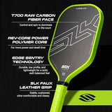 Selkirk Sport SLK Halo Raw Carbon Fiber Pickleball Paddle | Designed in The USA | Choose from The T700 Raw Carbon Fiber Power, The 18k Ultraweave Control, or The Kevlar Linkweave Thermoformed Pro