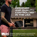 Selkirk Sport SLK Halo Raw Carbon Fiber Pickleball Paddle | Designed in The USA | Choose from The T700 Raw Carbon Fiber Power, The 18k Ultraweave Control, or The Kevlar Linkweave Thermoformed Pro