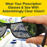 Battlevision Wrap Arounds HD Polarized Sunglasses, AS-SEEN-ON-TV, Fits Over Your Prescription Eyeglasses and Reading, See Clearer, Anti-Glare, Protects Your Eyes by Blocking Blue & UV Rays, Unisex