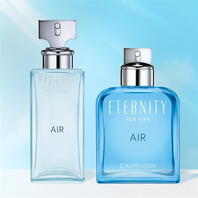 Calvin Klein Eternity Air Eau de Toilette – Men's Aromatic Cologne – With Notes of Mandarin Oil, Lavender Oil, Patchouli Oil & Sea Moss – Luxury Perfumes for Men – Long Lasting Fragrance