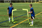 Franklin Sports Blackhawk Backyard Soccer Goal - Portable Pop Up Soccer Nets - Youth + Adult Folding Indoor + Outdoor Goals - Multiple Sizes + Colors - Perfect for Games + Practice
