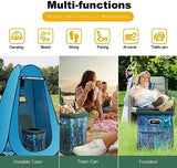 Upgrade XL Portable Toilet for Adults, Extra Large Portable Travel Floding Toilet, Camping Tall Toilets with Lid for Adults and Kids Compact Potty for Car,Hiking,Beach and Camping