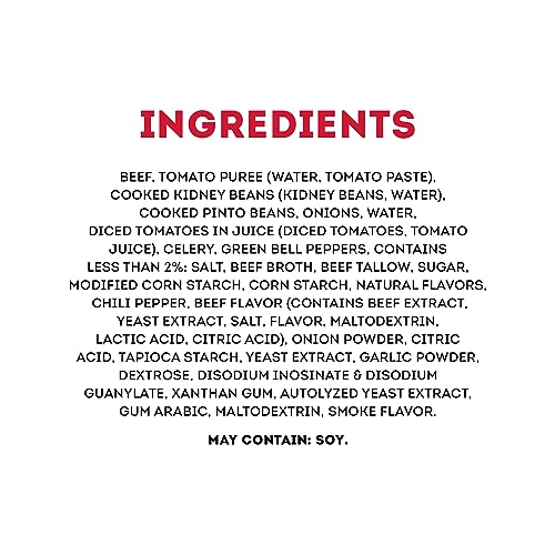 WENDY'S Chili With Beans, Canned Chili, 15 oz.