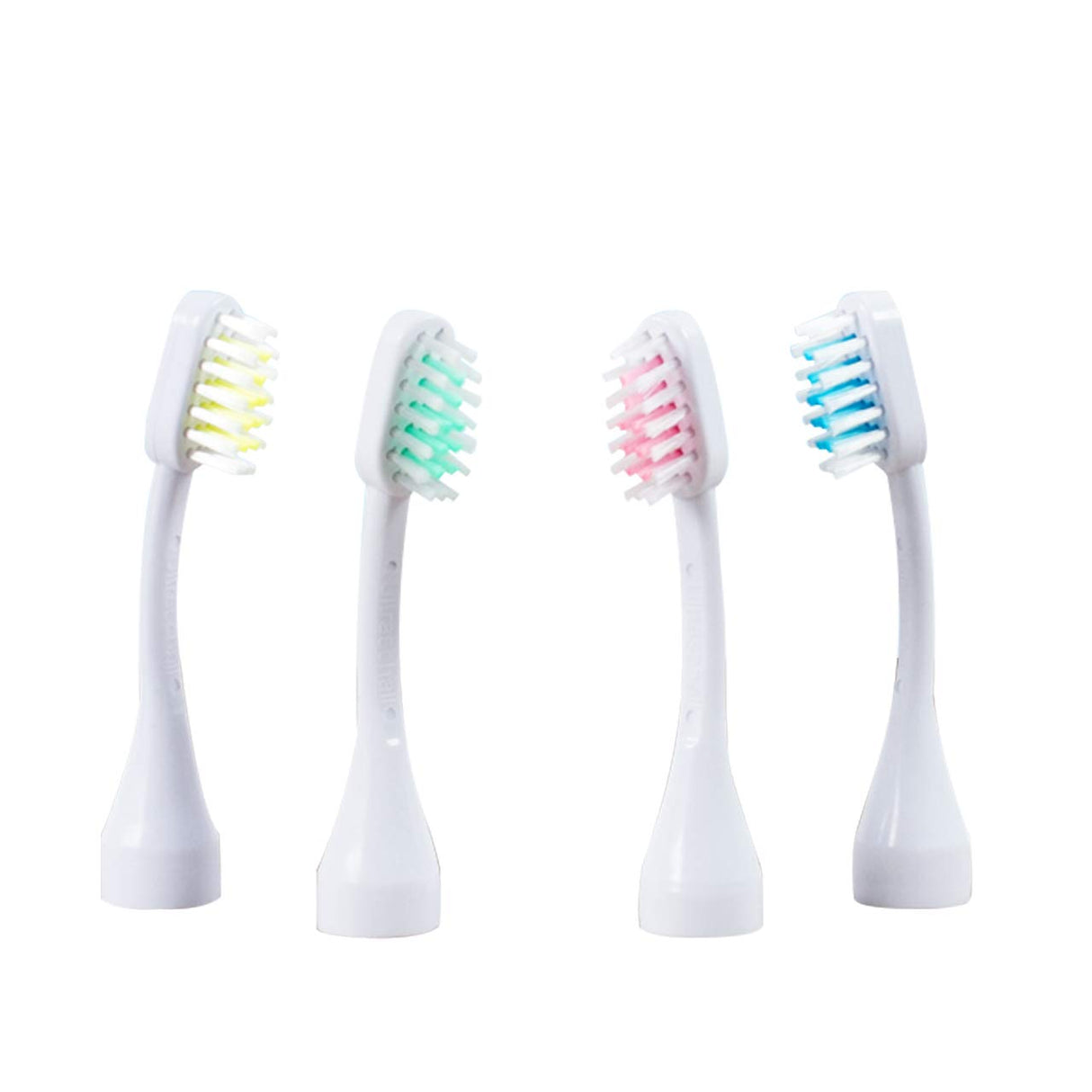 Emmi-dent Metallic/Professional 2-Pin Bristle-Head Attachments - Electric Toothbrush Replacement Heads. Cleans with Ultrasound Waves (Wave 4 Pack)