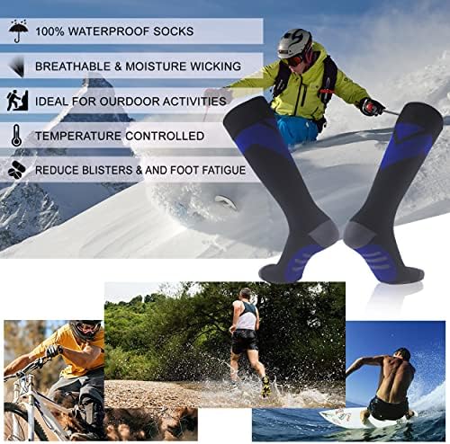 RANDY SUN Waterproof Breathable Knee High Kayaking Hunting Fishing Socks