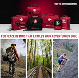 Surviveware 238 Pcs Comprehensive Premium Survival First Aid Kit - Medical Emergency Kit for Travel Camping Gear, Home Essentials & Outdoor Emergencies - HSA & FSA Eligible Survival Kit