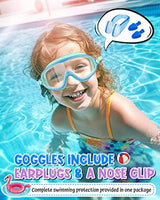 Rantizon Swim Goggles 2 Pack, Wide View Anti Fog&UV Swimming Goggles for Audlt, No Leaking Pool Accessories for Men Women Kid