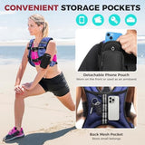 BAGAIL Weighted Vest, 5lbs/10lbs/12lbs/15lbs/20lbs/25lbs/30lbs Weight Vest with Detachable Pouch, Rucking Vest for Women, Men, Walking, Weight Loss, Training, Running