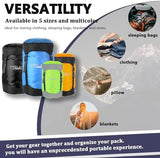 Frelaxy Compression Sack, 40% More Storage! 11L/18L/30L/45L/52L Compression Stuff Sack, Water-Resistant & Ultralight Sleeping Bag Stuff Sack - Space Saving Gear for Camping, Hiking