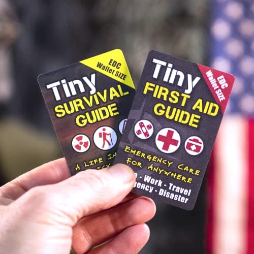 Tiny Survival Guides: A Life Insurance Policy in Your Pocket - The Ultimate “Survive Anything” Everyday Carry: Emergency, Disaster Preparedness Micro-Guide (1 Tiny Guide & 1 Tiny Field Guide)