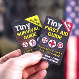 Tiny Survival Guides: A Life Insurance Policy in Your Pocket - The Ultimate “Survive Anything” Everyday Carry: Emergency, Disaster Preparedness Micro-Guide (1 Tiny Guide & 1 Tiny Field Guide)