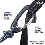 ENO DoubleNest Hammock - Lightweight, Portable, 1 to 2 Person Hammock - for Camping, Hiking, Backpacking, Travel, a Festival, or The Beach - Olive/Melon