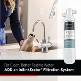 InSinkErator Stainless Steel Tank, HC250MBLK-SS HOT250 System, 2-Handle Drinking Faucet in Matte Black with 2/3-Gallon, Filter-Compatible Instant Hot/Cold Water Dispenser