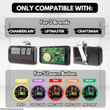 Garage Stop 2X 893LM 893Max for Chamberlain Craftsman Liftmaster Garage Door Opener Remote, 1993 to Present Gate Opener Remote, Replacement Garage Door Remote