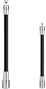 NEIKO 00239A Flexible Extension-Bar Set, 1/4-Inch and 3/8-Inch Drives, Flexible Socket Extension Bars, 2-Piece Set
