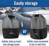 Affordura Boat Fender 4 Pack Boat Bumpers Fenders with 4 Ropes, Boat Bumpers for Pontoon Boat Fenders Inflatable