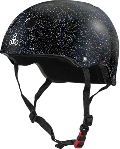 Triple Eight Certified Sweatsaver Helmet for Skateboarding, BMX, Roller Derby, Roller Skating, Inline Skating, Scooter and Bike
