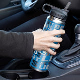 Rico Industries NFL Football Stainless Steel Tumbler with Lid - Great For Coffee, Tea, Water or Cocktails
