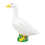 Hofriyo 23 Inch Large Porch Goose Statue - PE Plastic Outdoor Goose Decor for Lawn, Yard, & Garden Decoration, Unique Housewarming Birthday Graduation Gifts for Women Mom Grandma