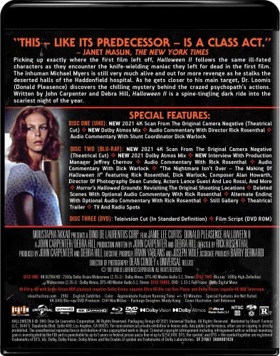 HALLOWEEN II: Collector's Edition [4K UHD]