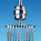 AquaBliss High Output Revitalizing Shower Filter - Reduces Dry Itchy Skin, Dandruff, Eczema, and Dramatically Improves The Condition of Your Skin, Hair and Nails - Brushed Nickel (SF100-BN)
